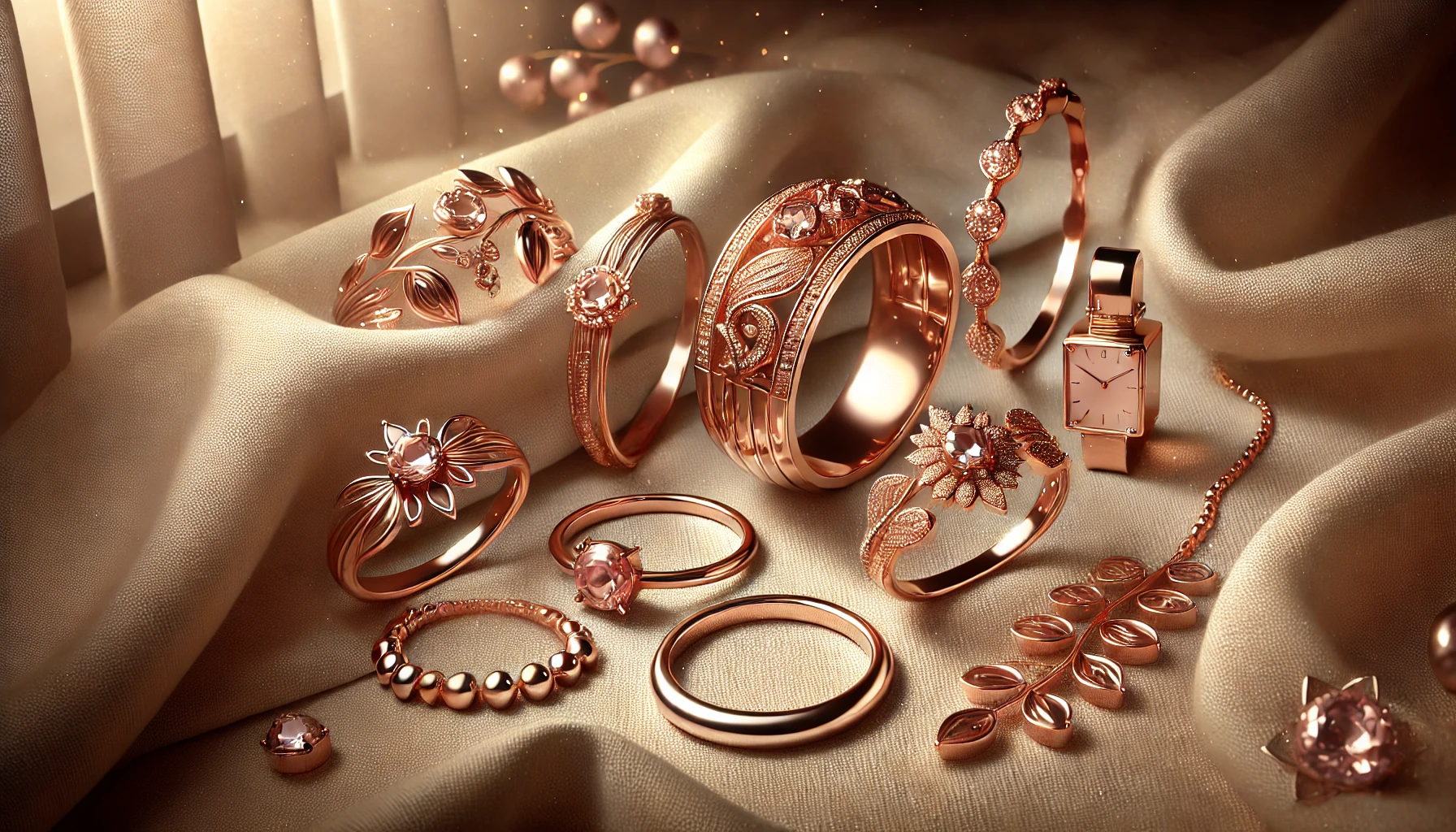 مزايا وعيوب الذهب الوردي